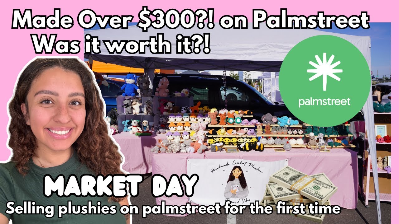 MARKET DAY?! I MADE OVER $300 ONLINE LIVE | I TRIED PALMSTREET | HIDDEN FEES? EVERYTHING YOU NEED