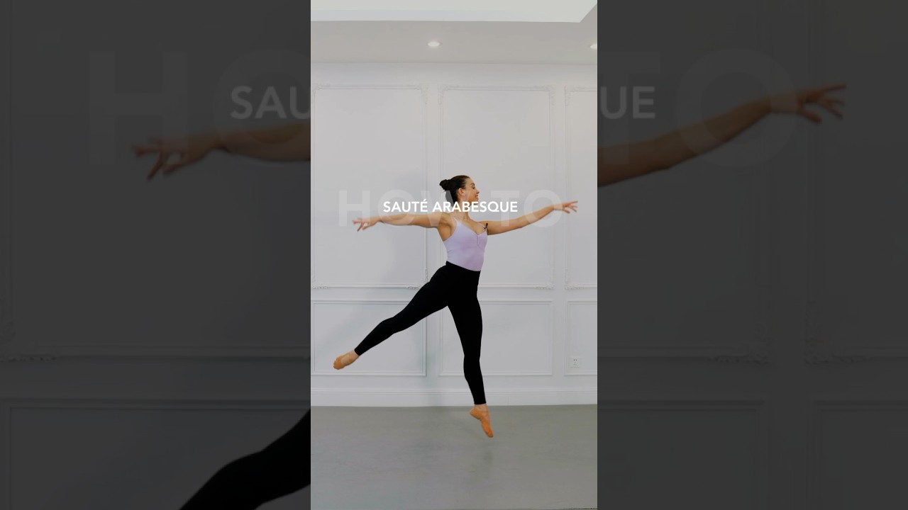 How to saut&eacute; arabesque!!! #onlineballetclasses #balletforall