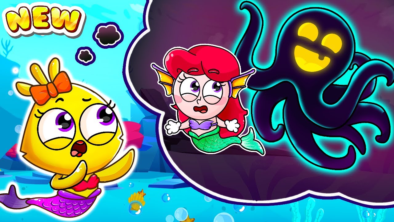 Baby Mermaid Got Lost on Halloween | Who Took My Mermaid Away? Safety Tips Kids Songs by Lamba Lamby