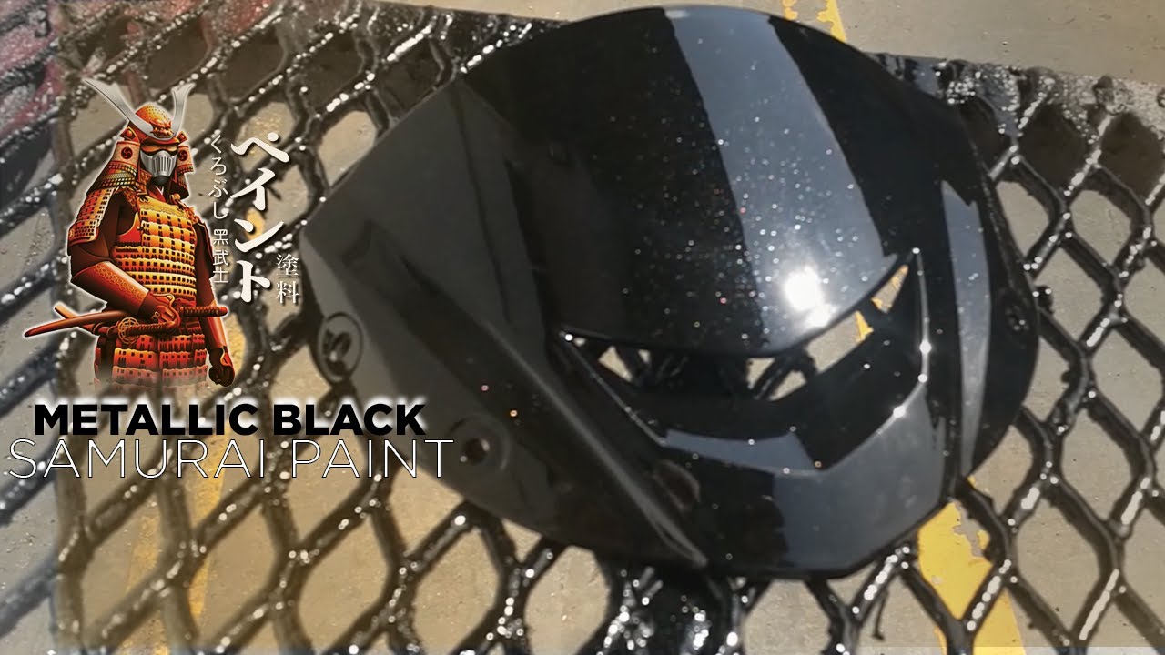 Cara spray Metallic Black (81/1139) - Samurai Paint Malaysia