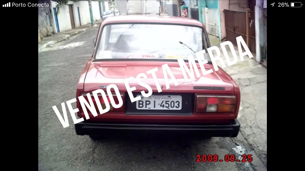 Vendo A Merda Do Meu Carro! Estou At&eacute; Pensando Em Dar Ele De Gra&ccedil;a! &Eacute; Um Lada