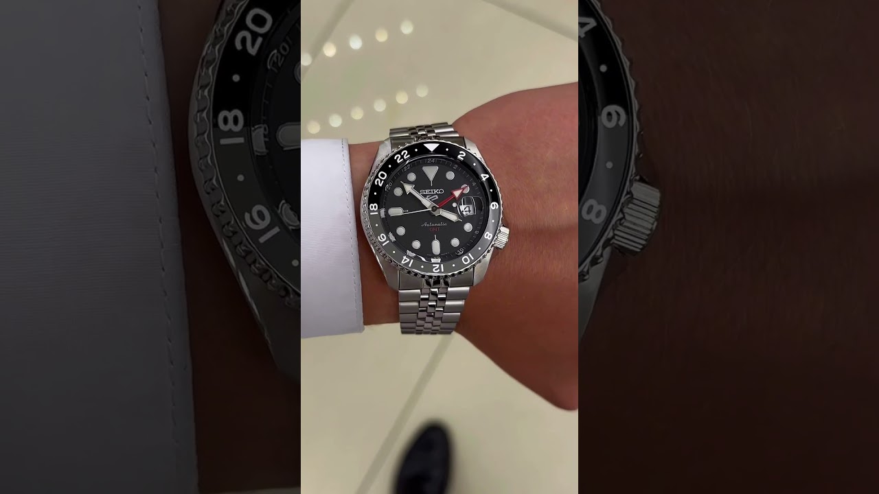 Seiko 5 Sports. Механические часы с автоподзаводом и возможностью ручного завода.  #тюмень #seiko