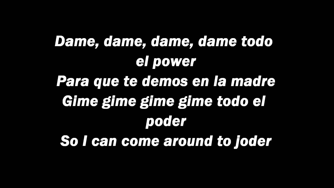 Molotov - Gimme The Power (Lyrics)