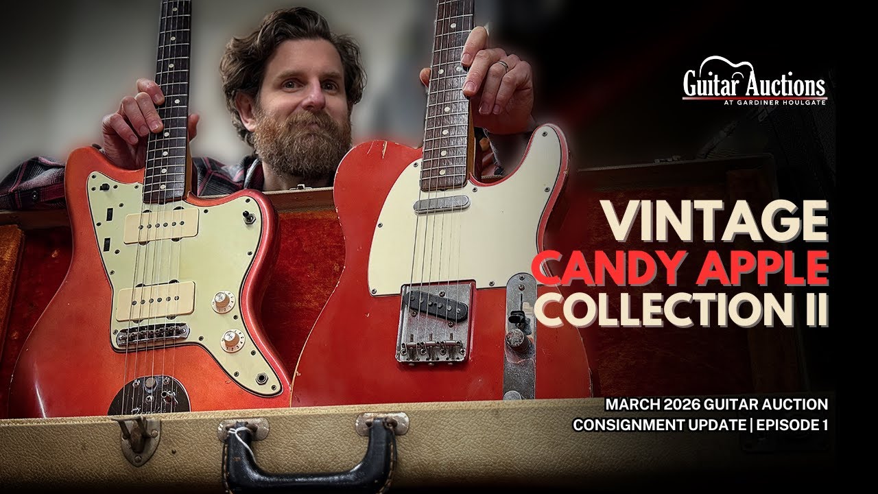 Candy Apple Red Fenders! | 1960s&ndash;70s Vintage Fender Collection | March 2026 Guitar Auction Preview