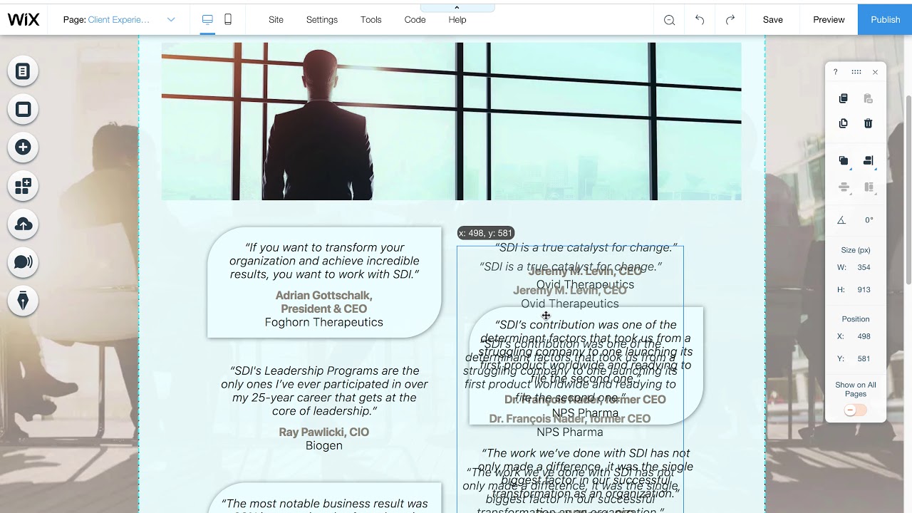 Spacing Issues on Mobile in Wix