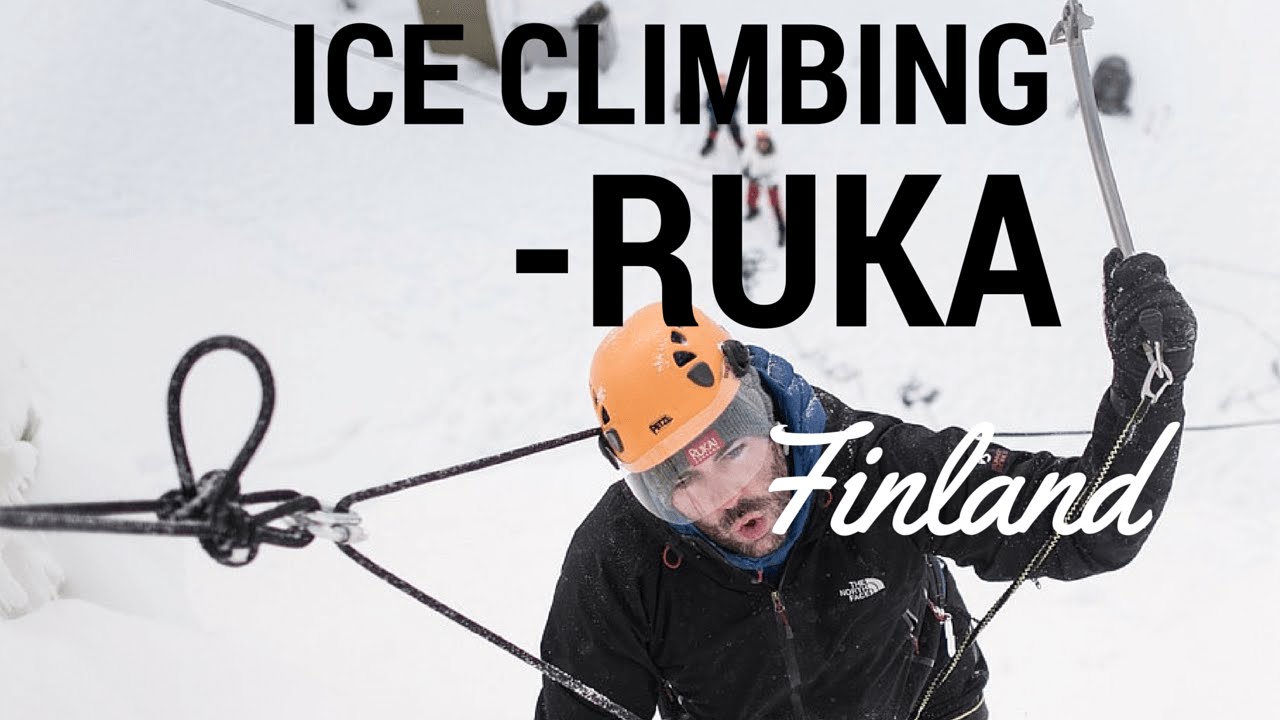 Ice climbing Ruka Kuusamo Outdoor Passion Finland
