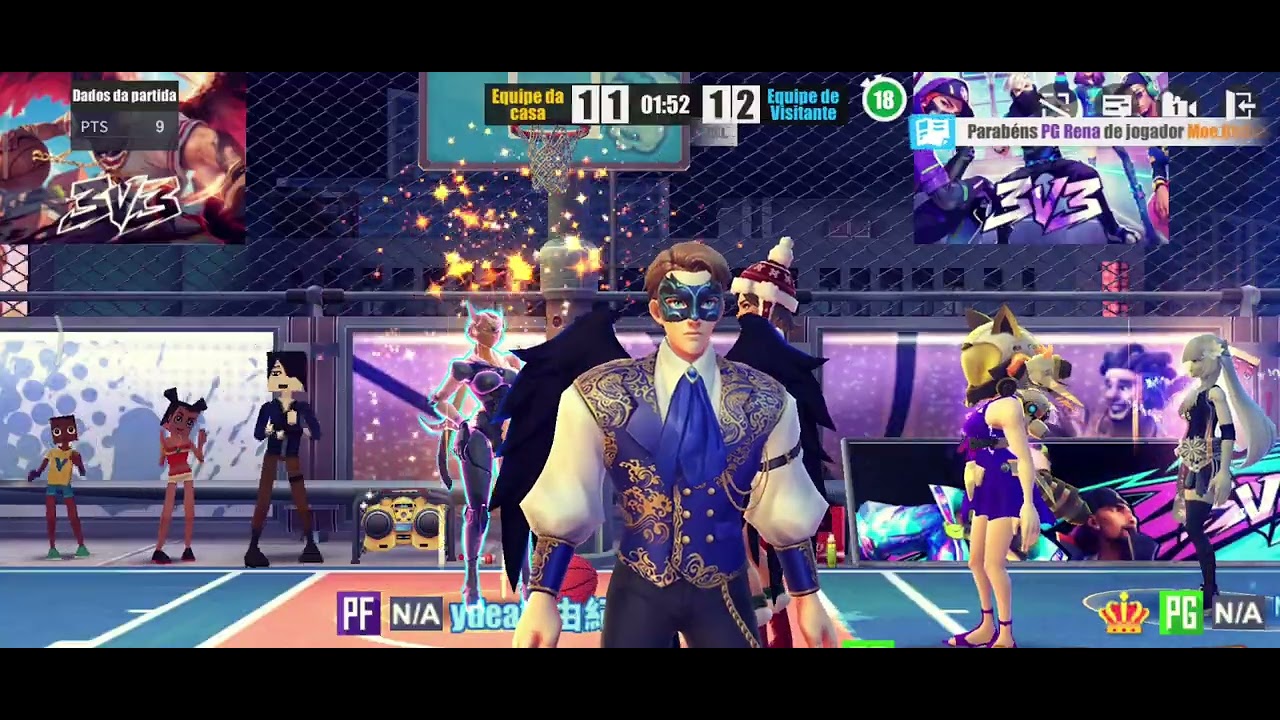 StreetBall AllStar - TropaBR - Corvo VS Elise 