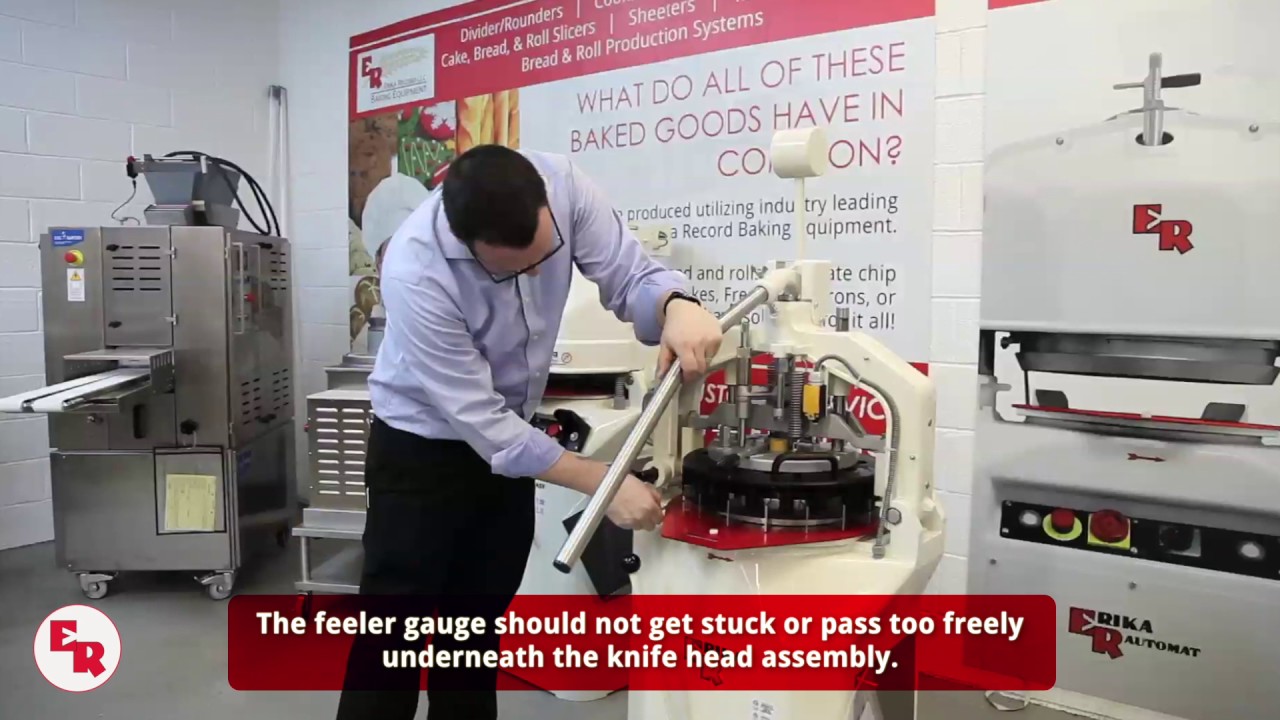 Semi Automatic Divider/Rounder | Knife Height Adjustment | Erika Record