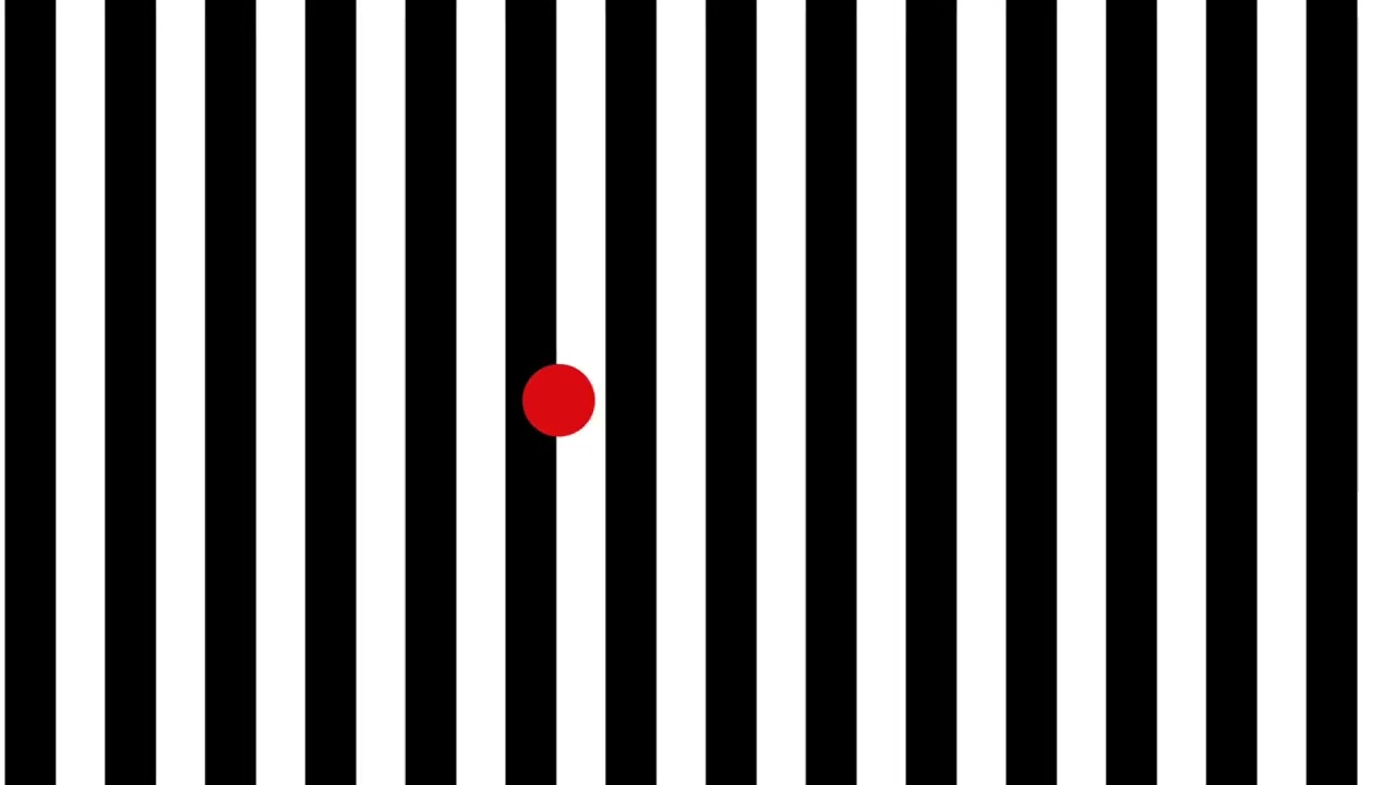Optokinetic Training: Horizontal Distortion Moving Right - VOR x2 Slow