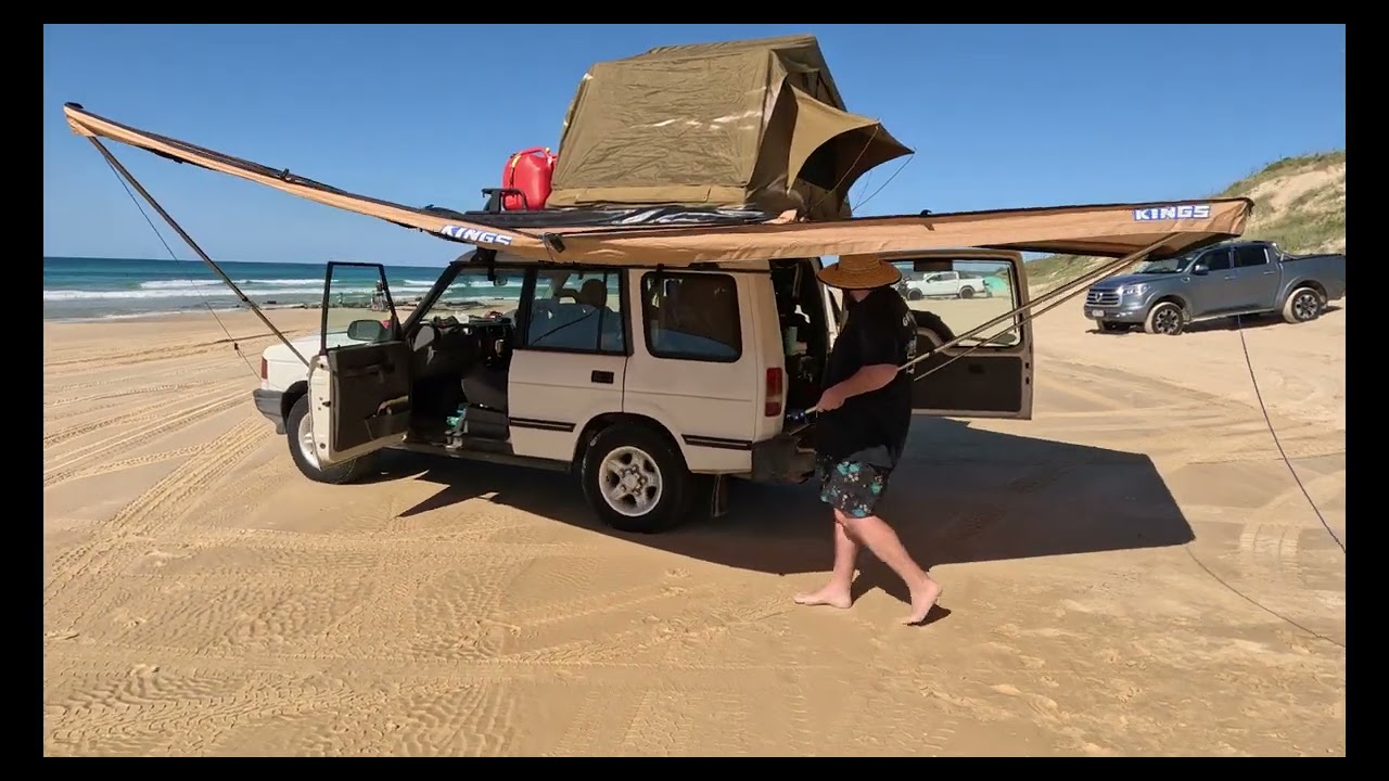 WHAT WERE WE THINKING!!!!!!!! V8 discovery (STANDARD) AT FRASER ISLAND!!!!!!
