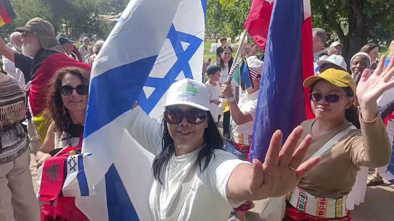 Today in Jerusalem, Israel-loving Christians from all over the world marched