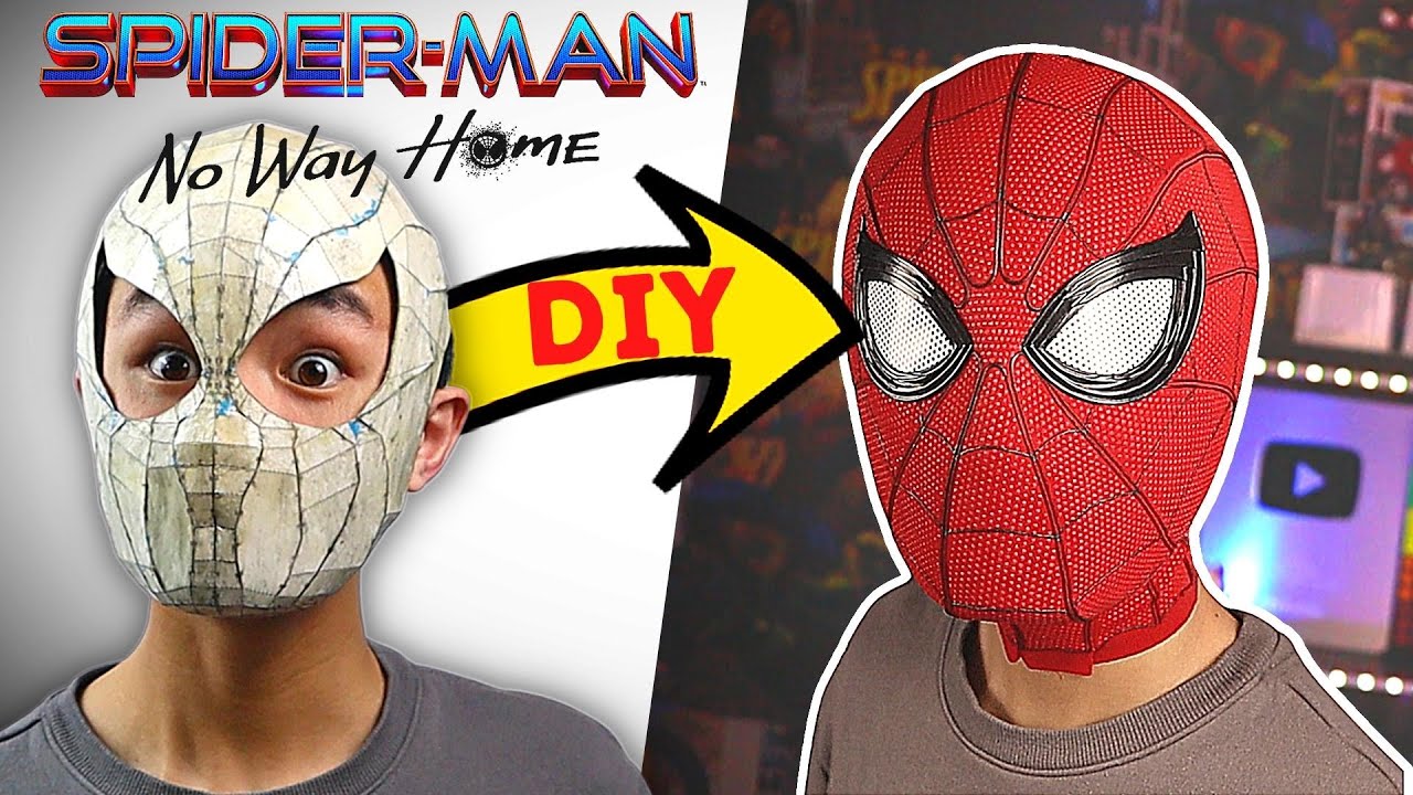 How To Make A Spider-Man Mask! (From Spider-Man: No Way Home)