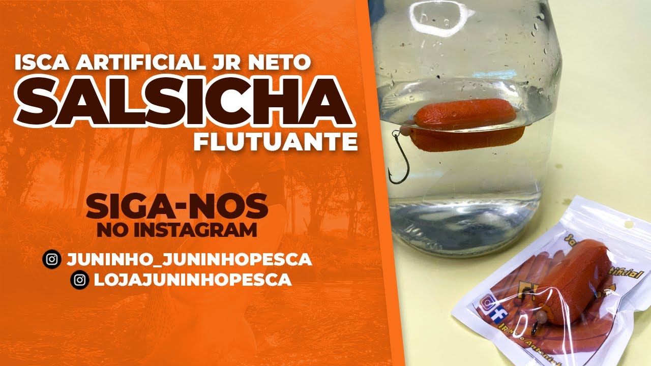 Isca Artificial JR Neto Salsicha Flutuante
