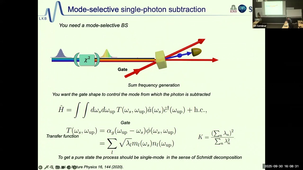 OSP2025 | Valentina Parigi | Continuous Variable Quantum Networks 4 | Okinawa School in Physics 2025