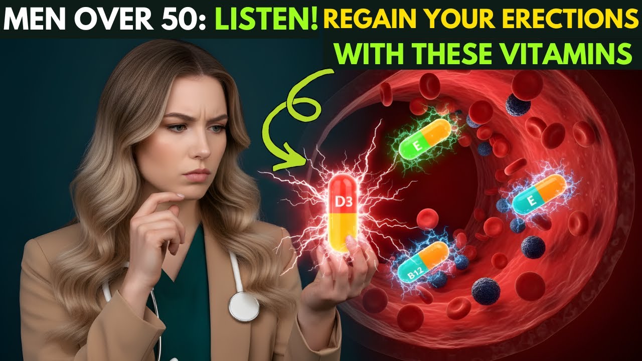 Men Over 50? Take THESE 3 VITAMINS THIS Way For Stronger Erections — Even at 80!