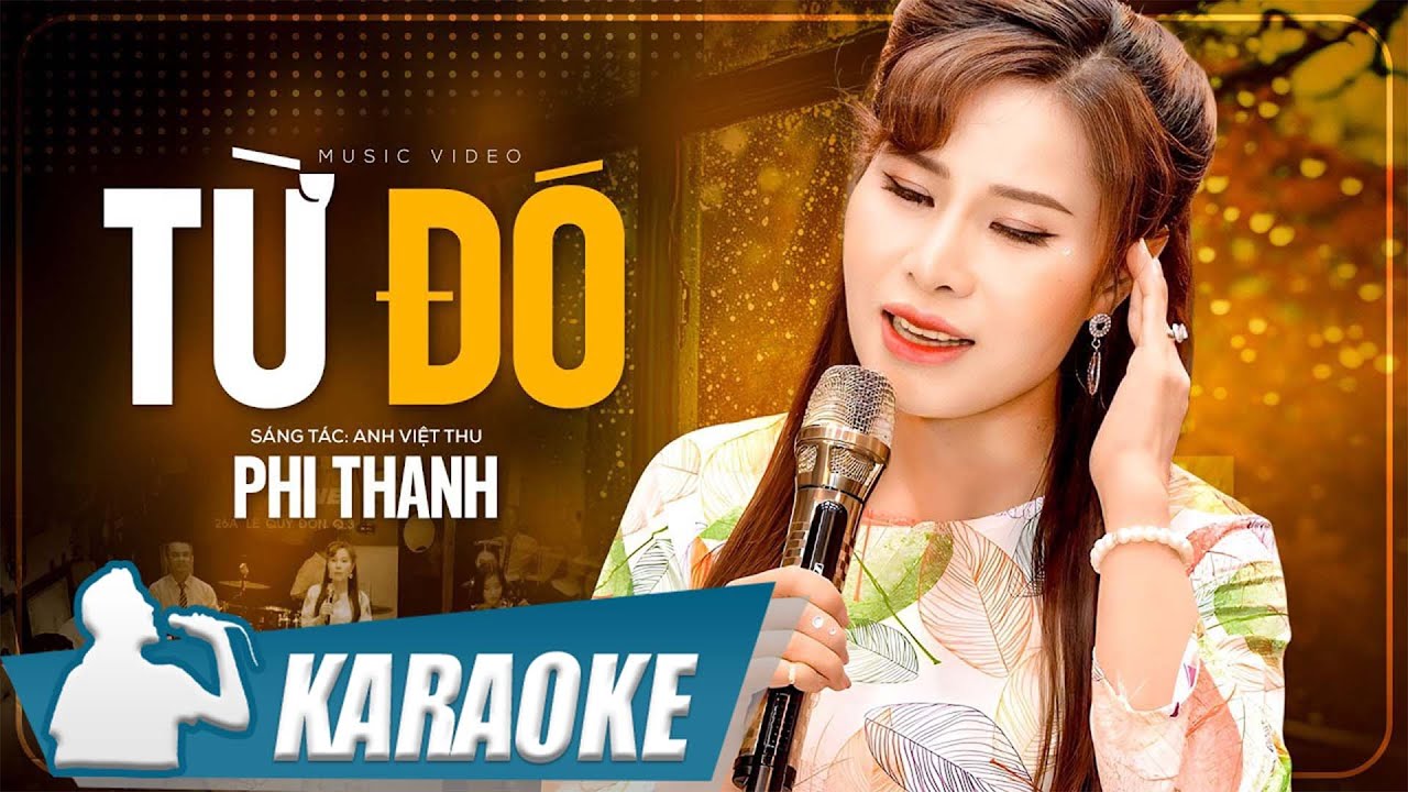 KARAOKE Từ Đó - Phi Thanh | Karaoke beat chuẩn chất lượng Giọng Ca Để Đời