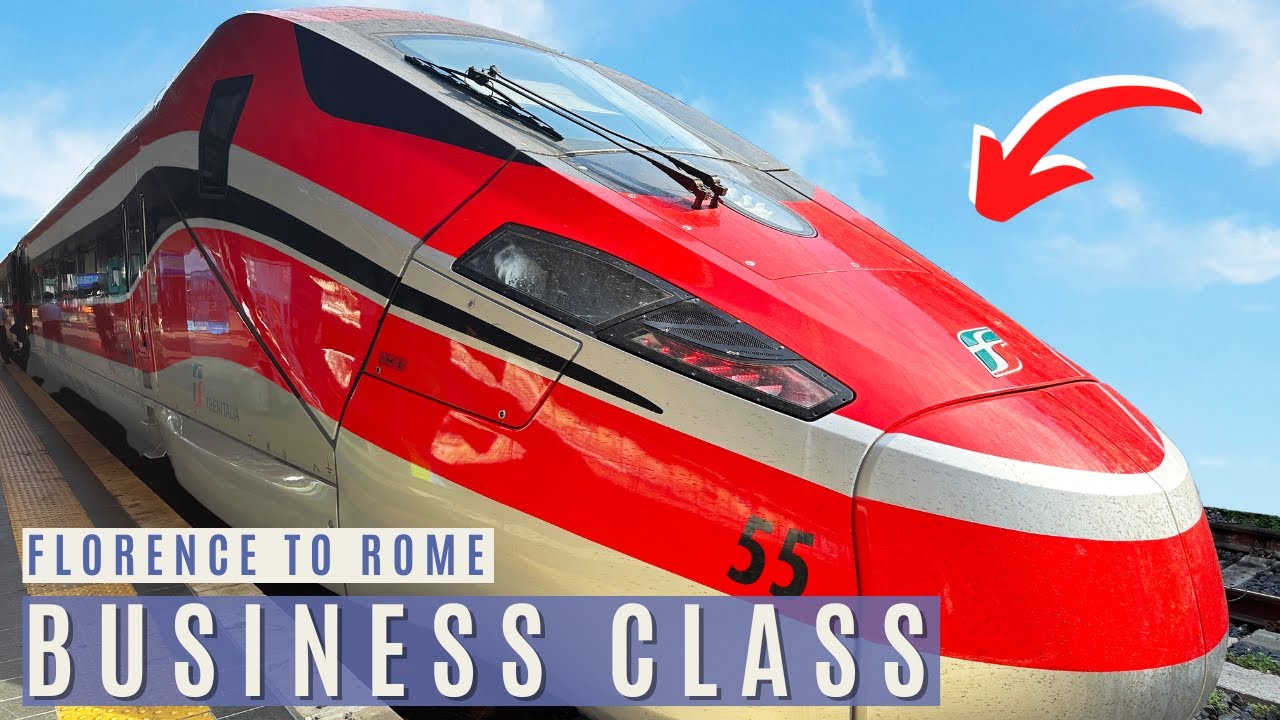 Поездка на итальянском сверхскоростном поезде Frecciarossa в бизнес-классе (300 км/ч)