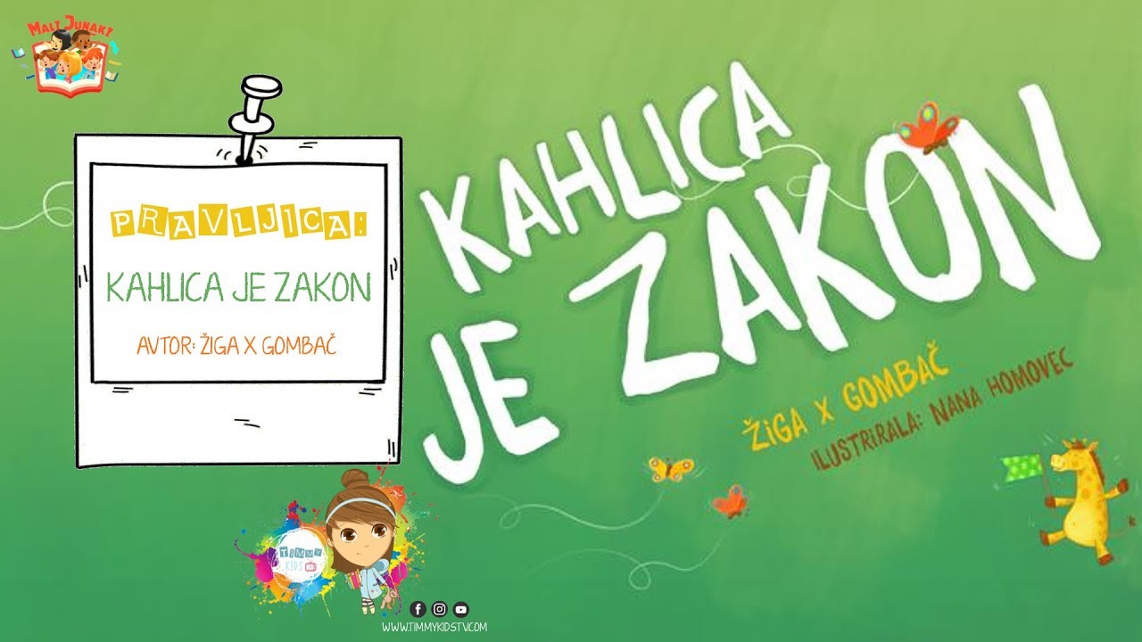 Timmy KIDS TV. Pravljica - KAHLICA JE ZAKON.
