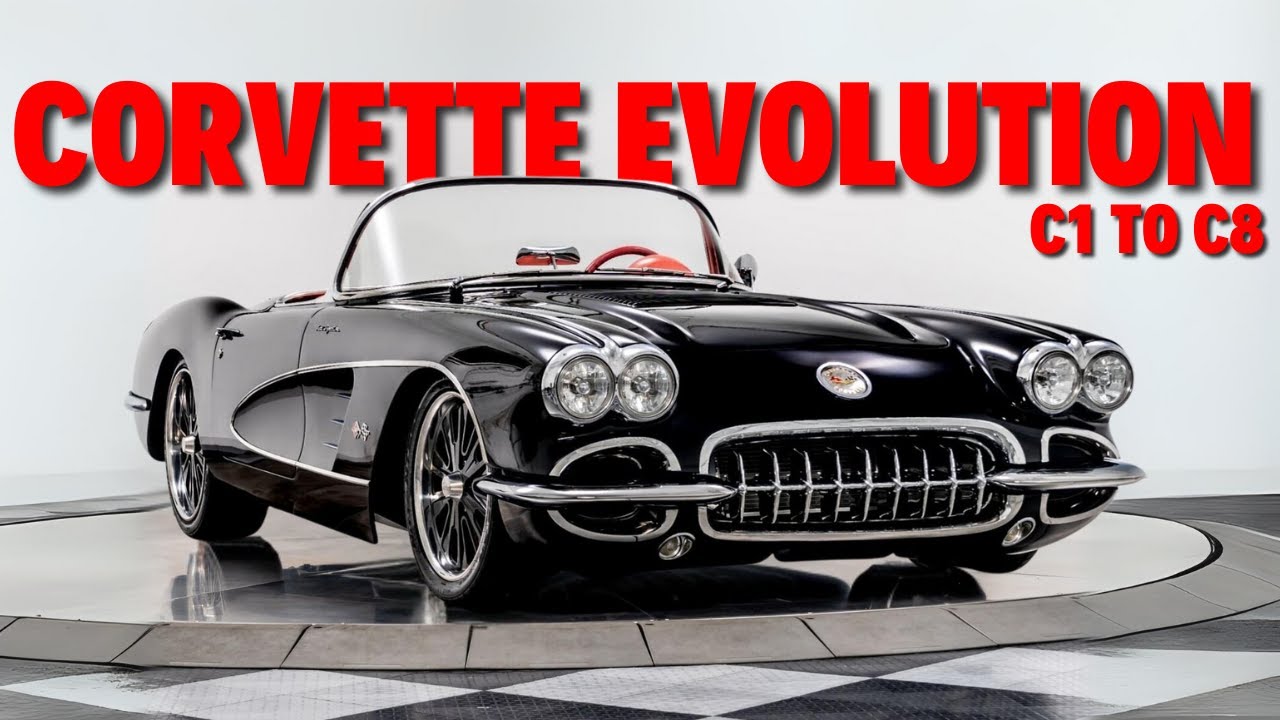 The Evolution of the Corvette  From C1 to C8