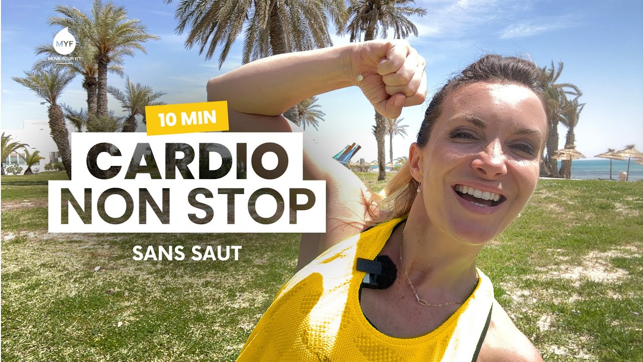 👟 Cardio Non stop - Aérobic - Perdre du gras du bas du ventre - Jessica Mellet - Move Your Fit