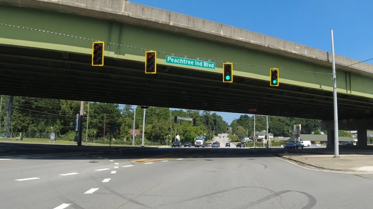 Shallowford to Peachtree Industrial Monday August 23rd 2021 #Shallowford Rd