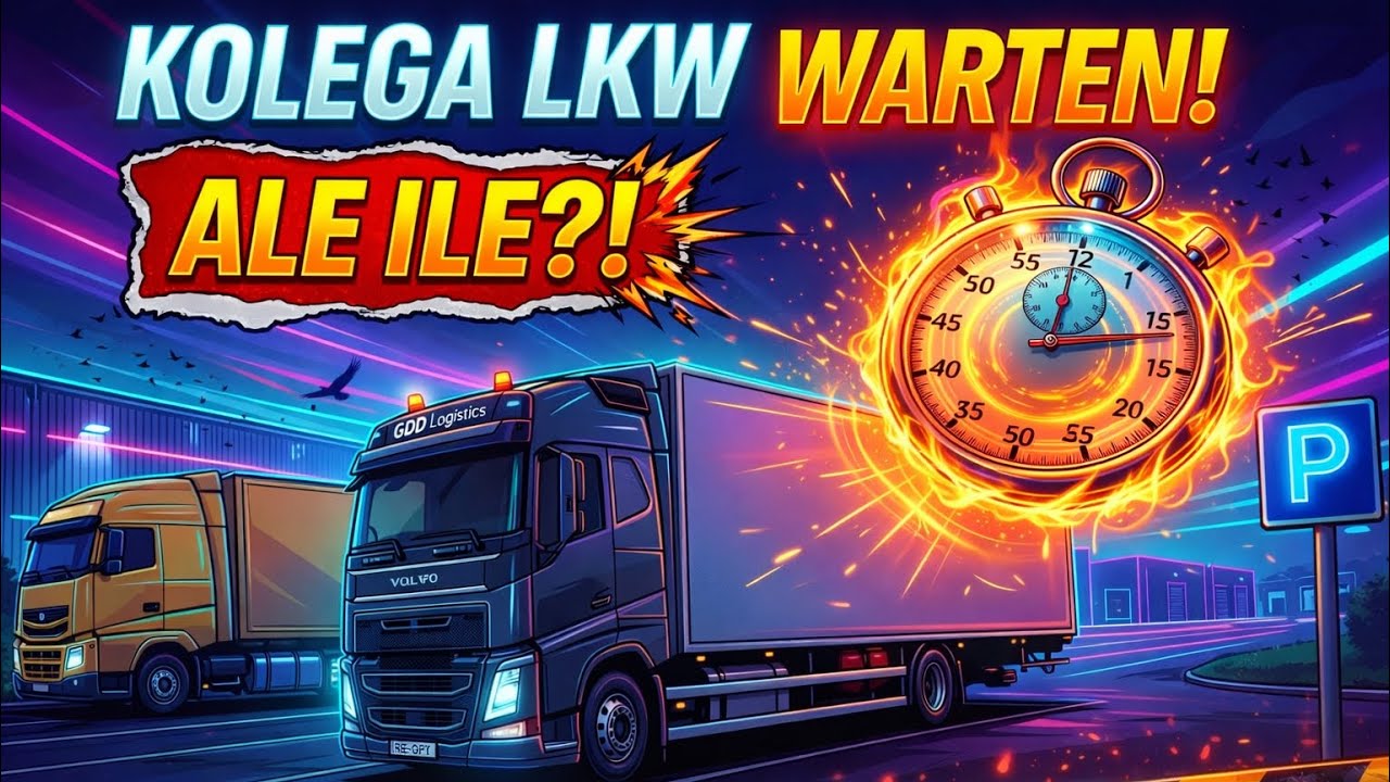 18 TONOWY ŚWIEŻAK #7 - KOLEGA LKW WARTEN! Ale ile?!
