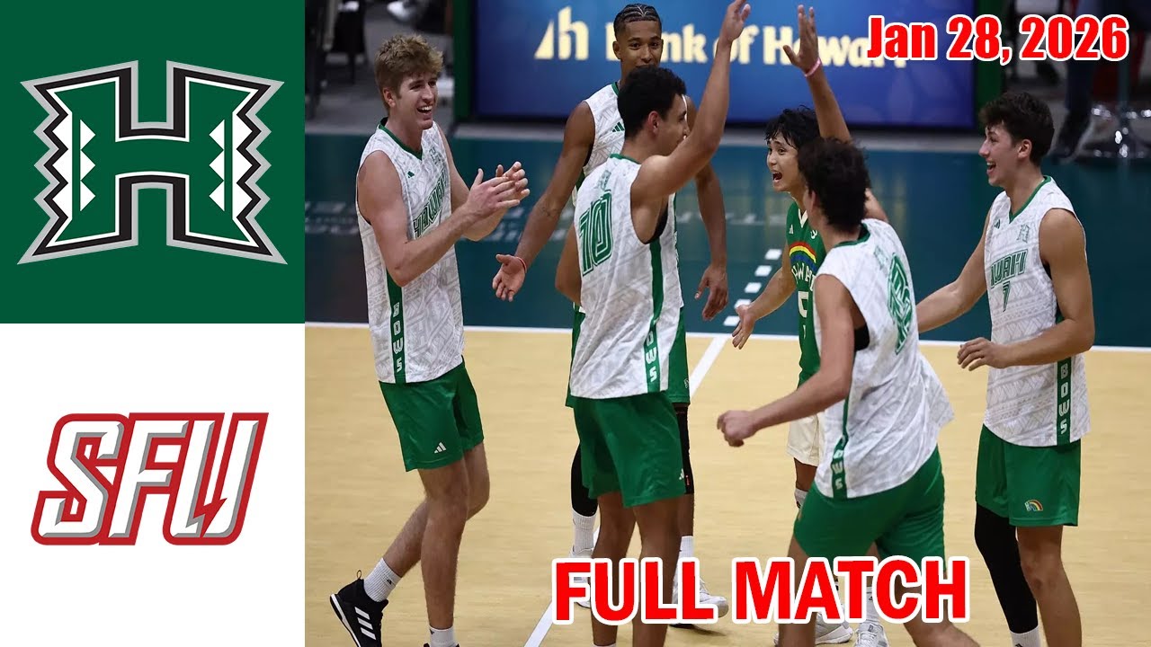 Hawaii vs Saint Francis [TODAY] FULL GAME | NCAA Men's Volleyball 2026 - Jan 28, 2026