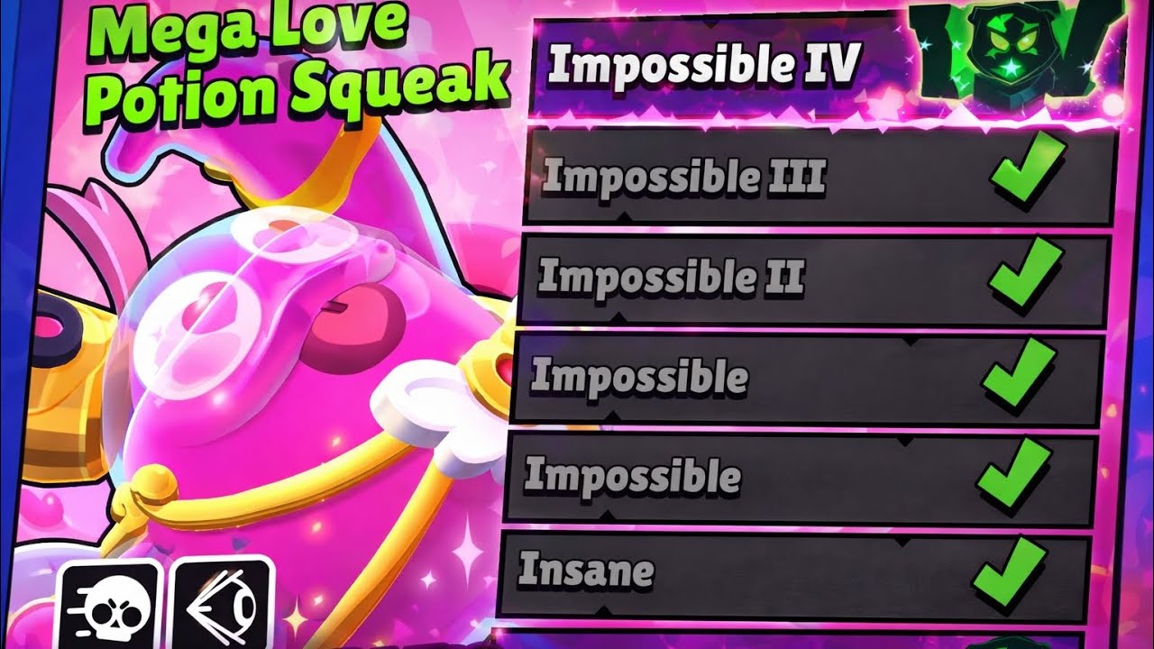 How I Beat the Mega Love Potion Squeak Boss 😳 (Brawlentines Event)