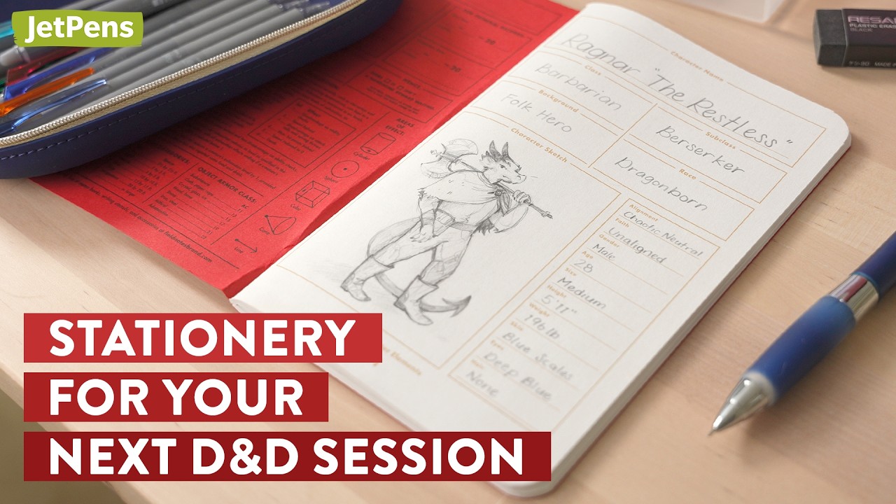 Stationery for D&D that's SO Satisfying to Use! (Or any other TTRPG!) ✨📓