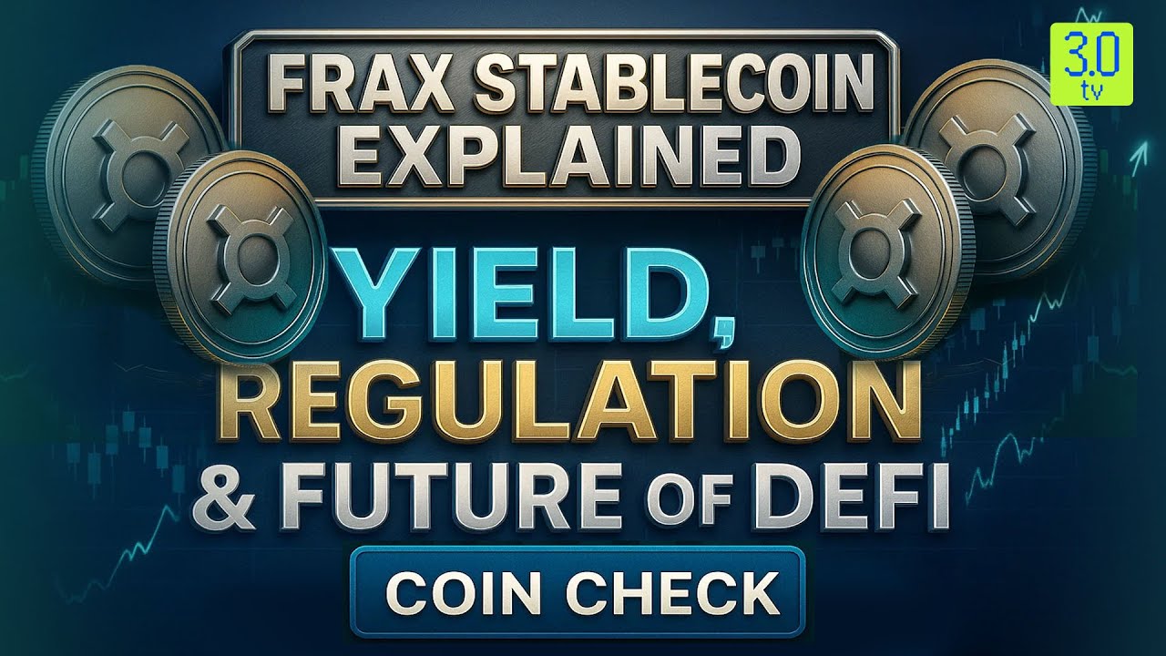 FRAX Stablecoin Explained: Yield, Regulation & Future Of DeFi | Coin Check | 3.0 TV