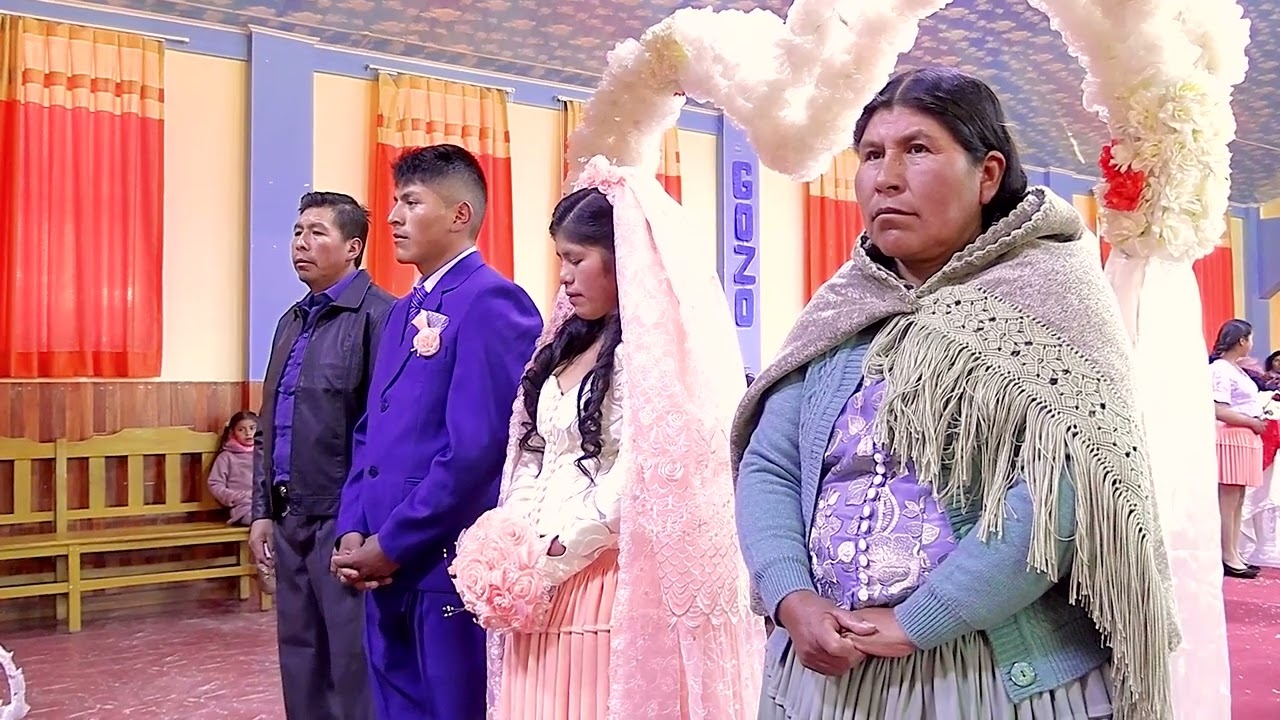 Ceremonia Religiosa de Cesar y Roberta en Colquechaca