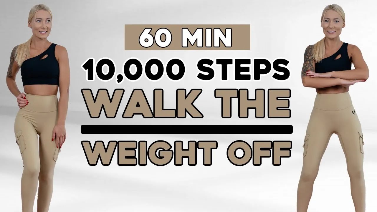60 Min WALK AT HOME Workout | No Equipment, All Standing