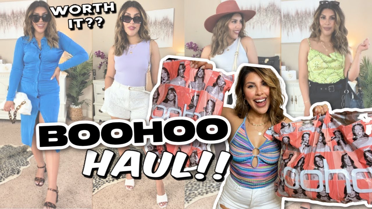 BOOHOO SUMMER HAUL... 13 OUTFITS! WAS IT WORTH IT?? | BOOHOO SUMMER FASHION HAUL 2021