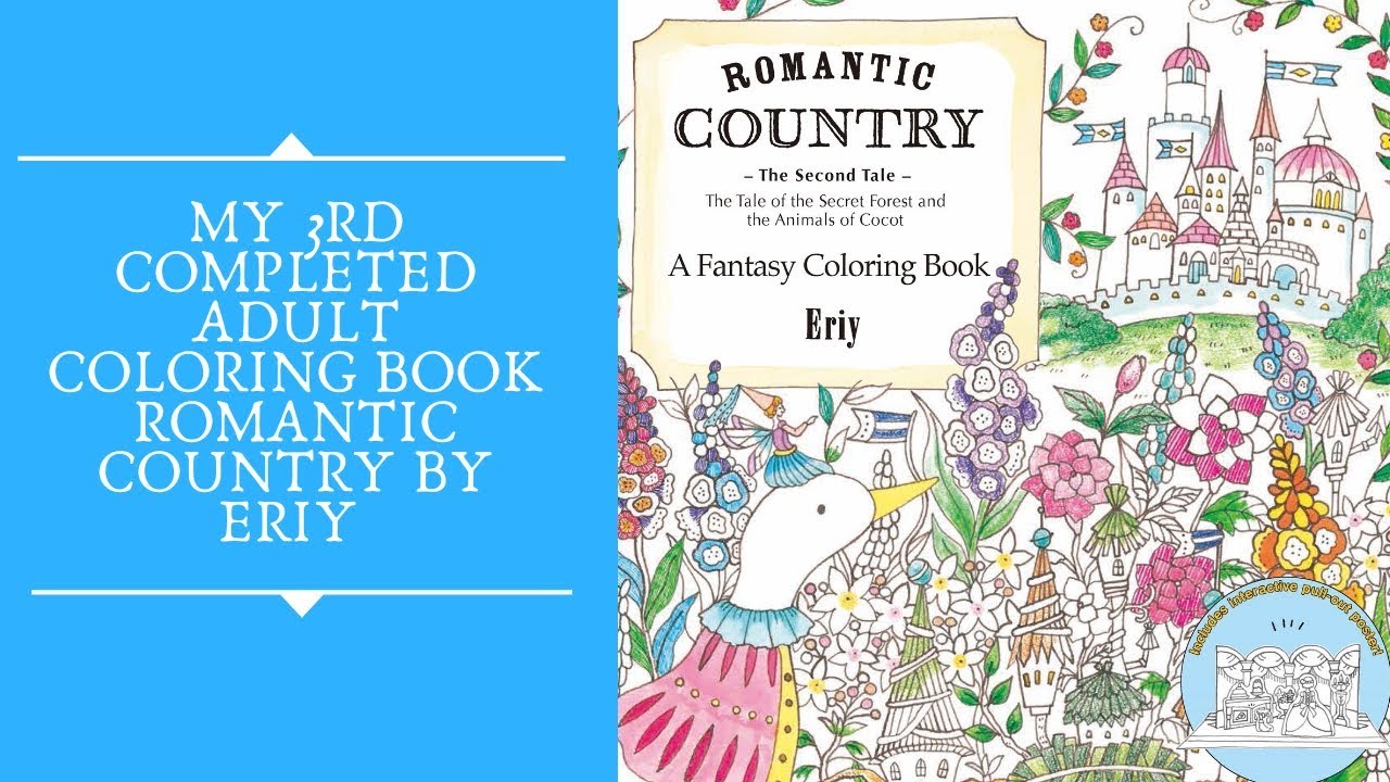 My 3rd Completed Coloring Book ~ Romantic Country by Eriy