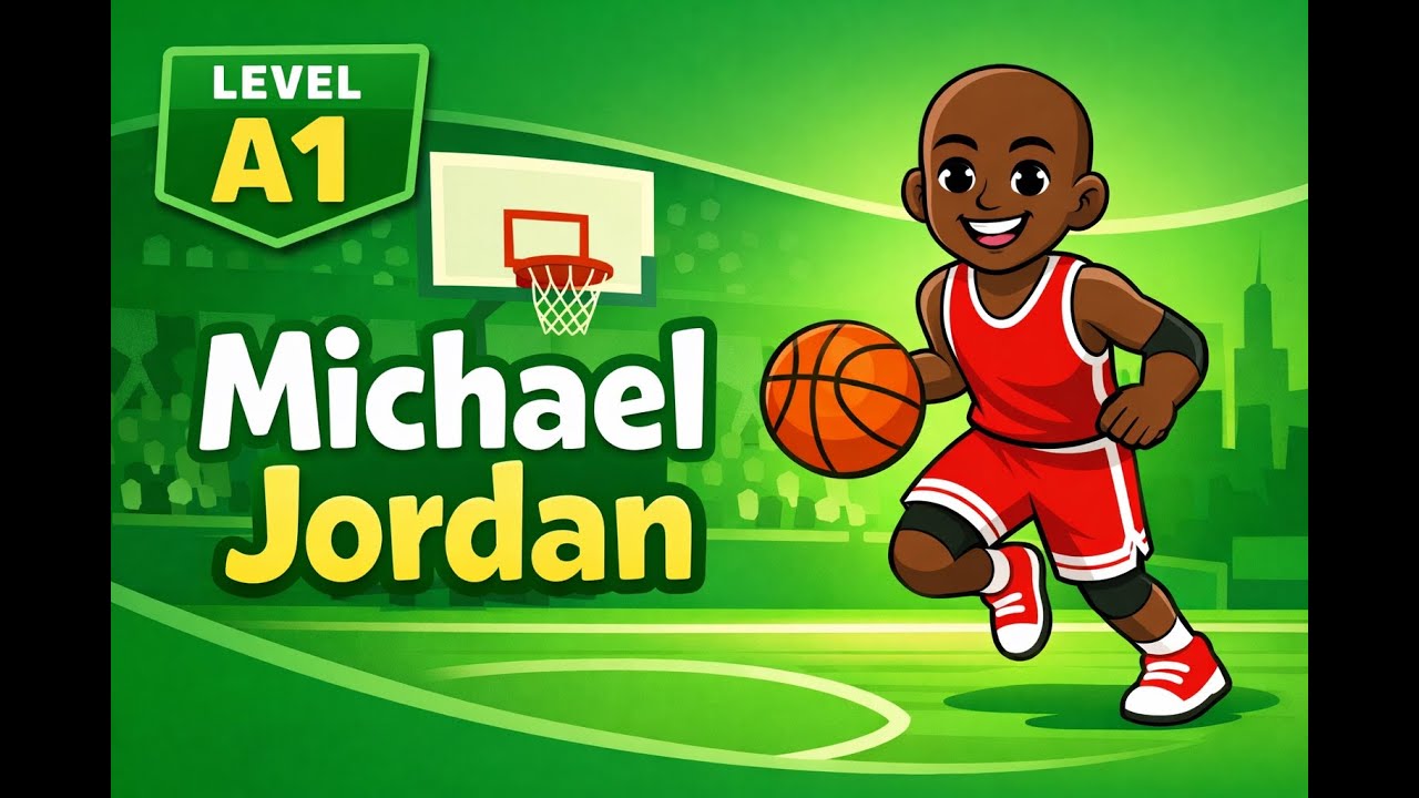 Michael Jordan | Learn English Through Story Level A1 | Graded Reader & Audiobook