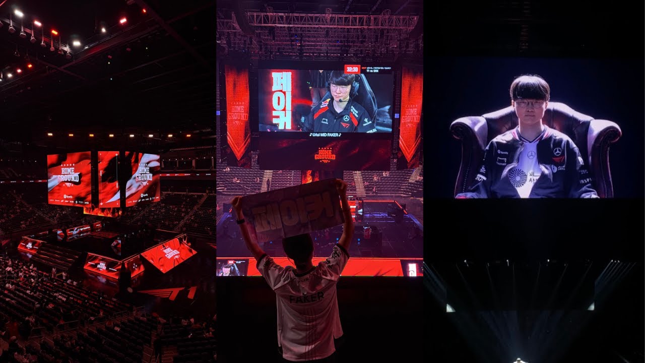 페이커 재계약 직관하고 눈물로 끝나는.. 티원 홈그라운드 브이로그