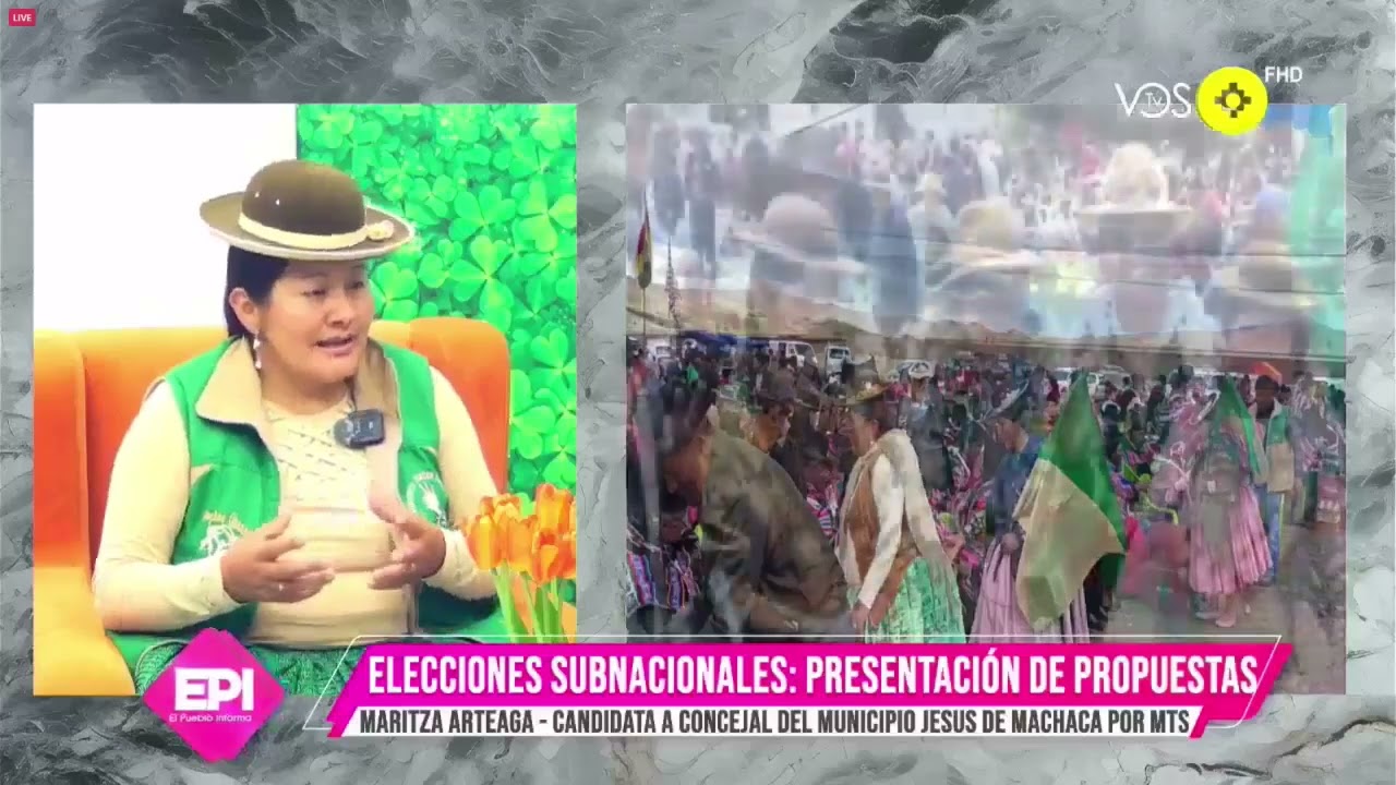 Maritza Arteaga Tito, candidata a primera concejal del municipio Jesus de Machaca por MTS