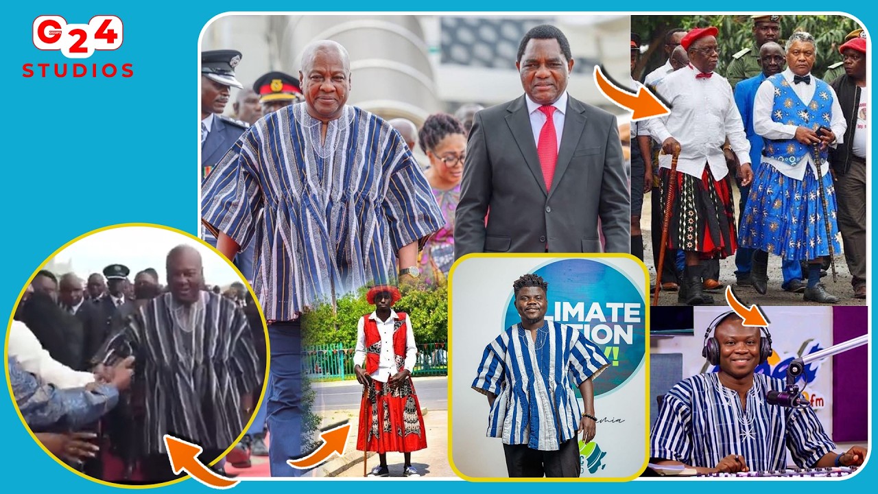 Zambia Vs Ghana BEEF As President Mahama Storms Zambia With Fugu/Batakari
