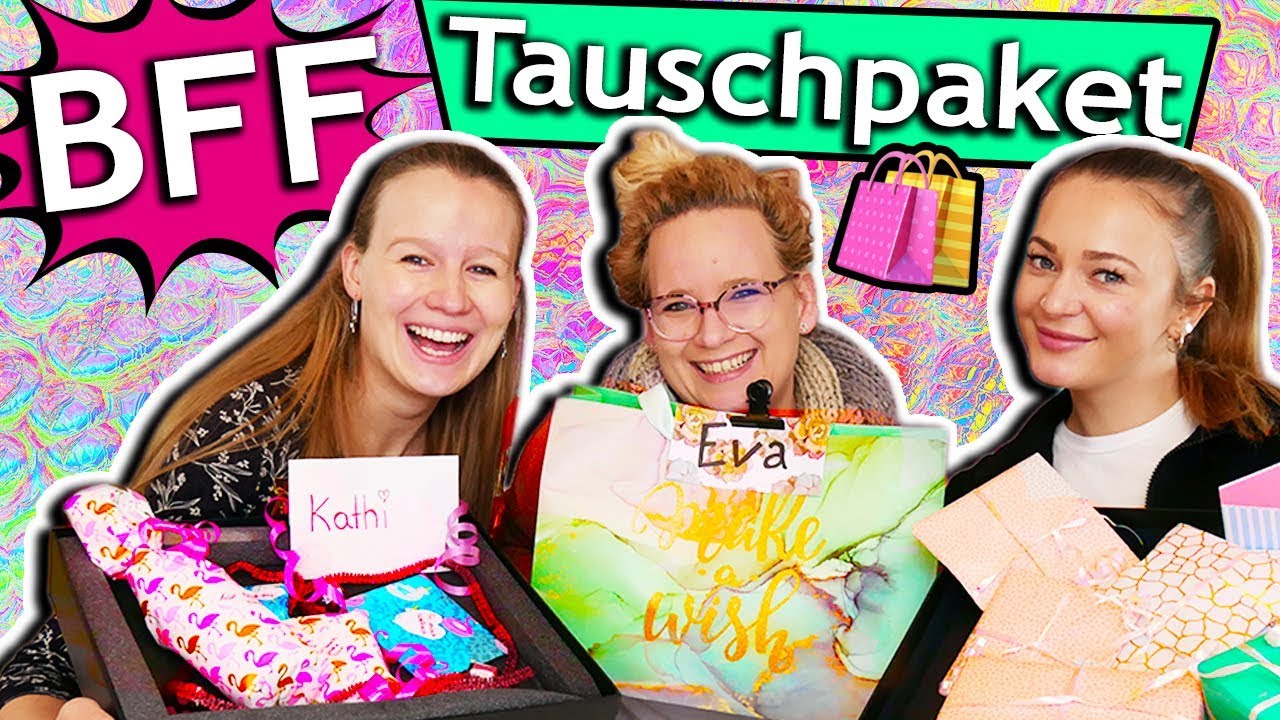 BFF swap package 💗 10&euro; surprise package for Eva, Kathi & Bianca 🛍️ Tedi, DM, Action Haul