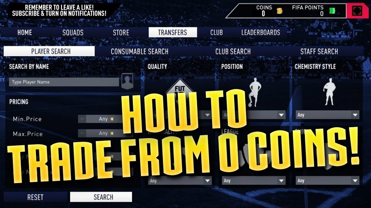 HOW TO TRADE ON THE FIRST DAY WITH NO COINS! FIFA 18 ULTIMATE TEAM TRADING GUIDE!