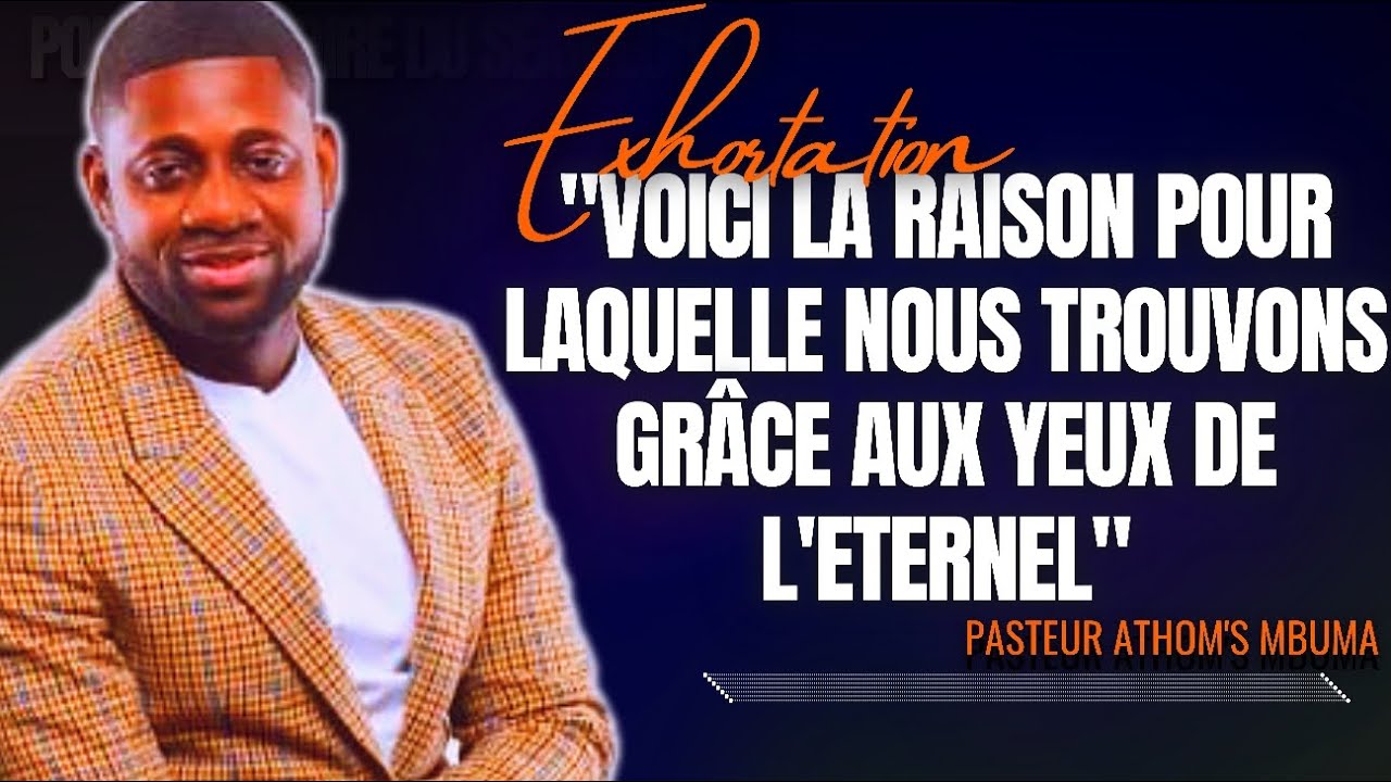 🎤VOICI LA RAISON POUR LAQUELLE NOUS TROUVONS GRÂCE AUX...|PST. ATHOM'S |PRÉDICATION |PHILA CITÉ D-E