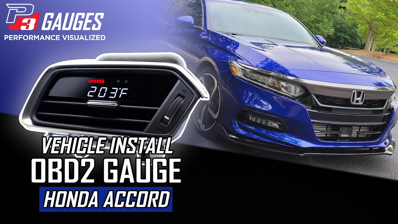 Honda Accord Multi-Gauge Install | P3 Gauges