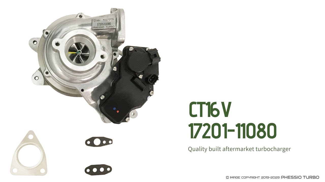 CT16V 17201-11080 Turbocharger For 2.8L Toyota 1GD-FTV Engine On HiLux Prado Fortuner
