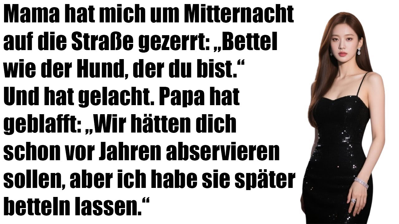Meine Mutter warf mich nachts raus – später flehten SIE um Gnade!“