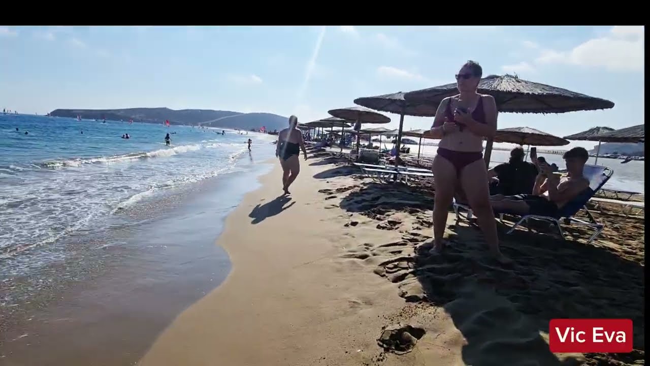 Prasonisi beach Rhodes | Windsurfing | Kitesurfing | 01/08/25