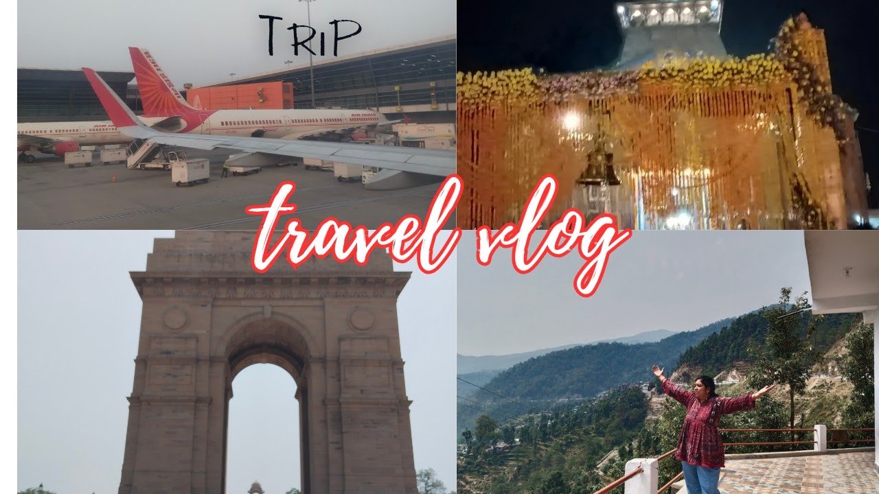Travel Vlog✈️🚁 Delhi, Kedarnath,Haridwar, rishikesh Trip Video