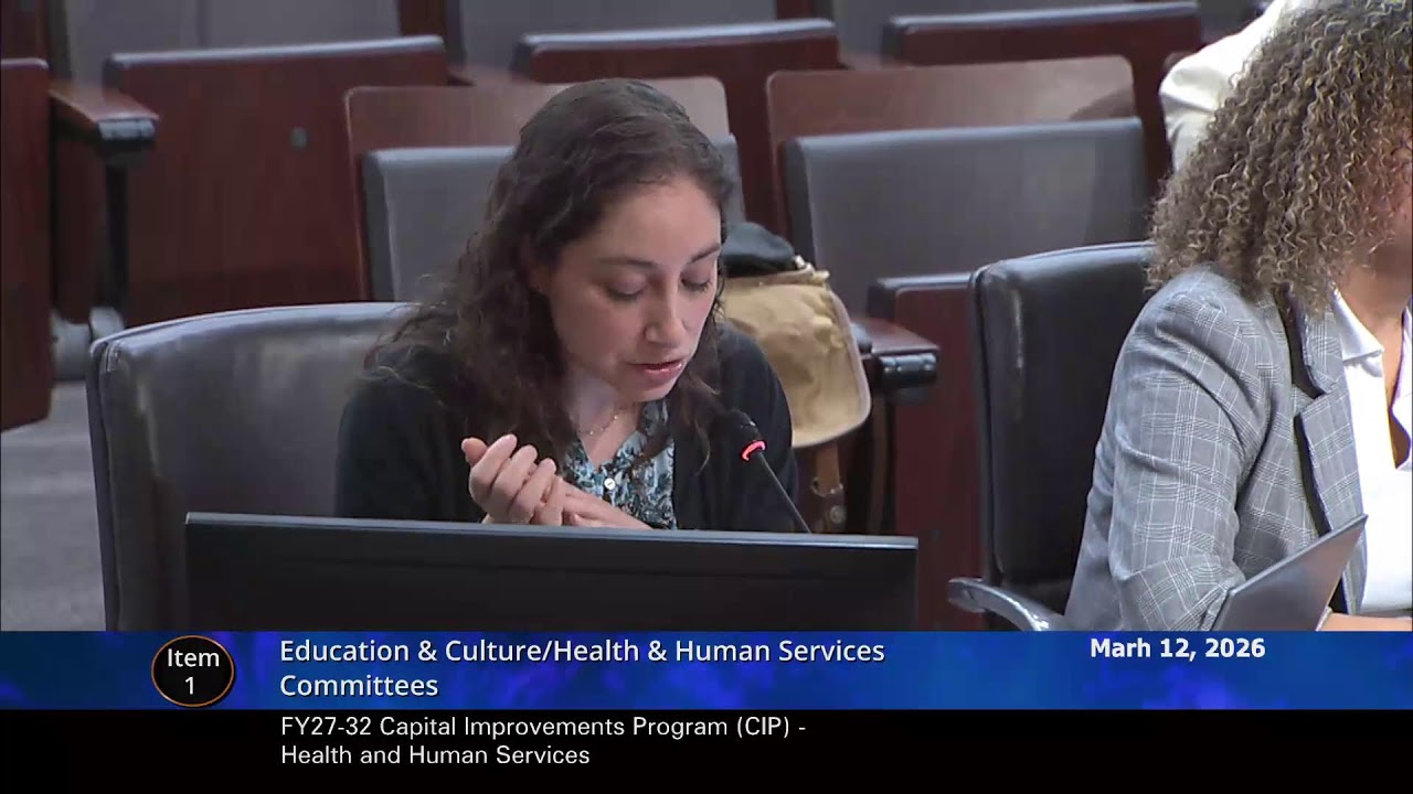 Mar 12, 2026 - EC/HHS Committee Worksession