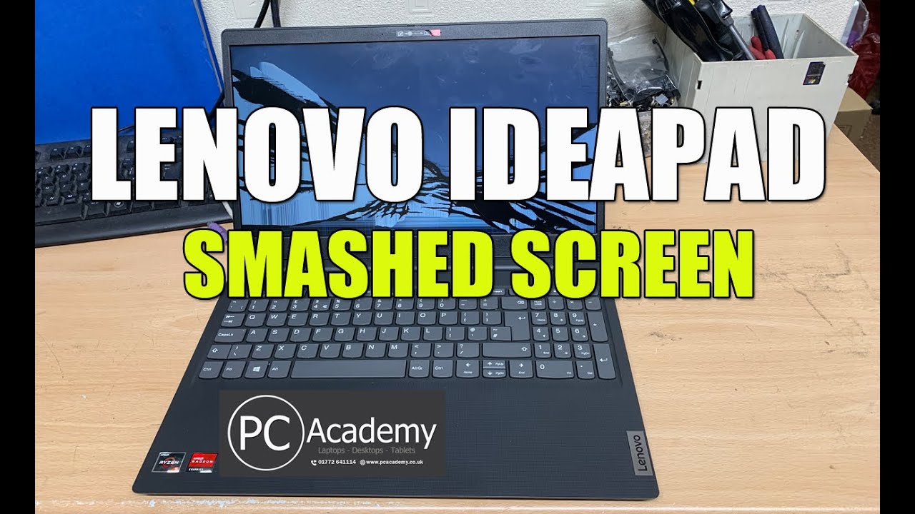 Lenovo Ideapad Damaged Screen Replacement