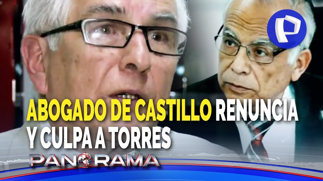 ¡Exclusivo! El azote de Aníbal Torres: Olivera, abogado de Castillo, renuncia y culpa a expremier