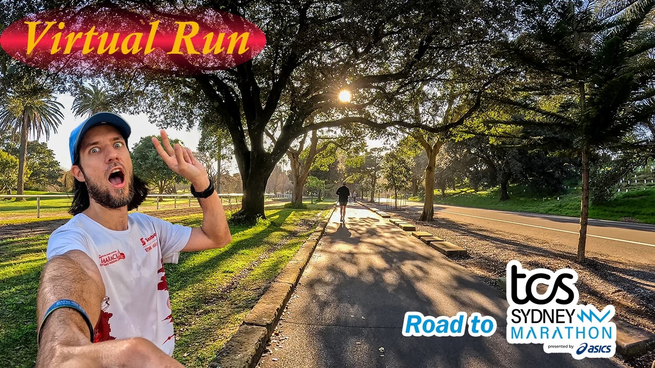 Virtual Run - Video for Treadmill - Sydney Centennial Park | Before Sydney Marathon 2025